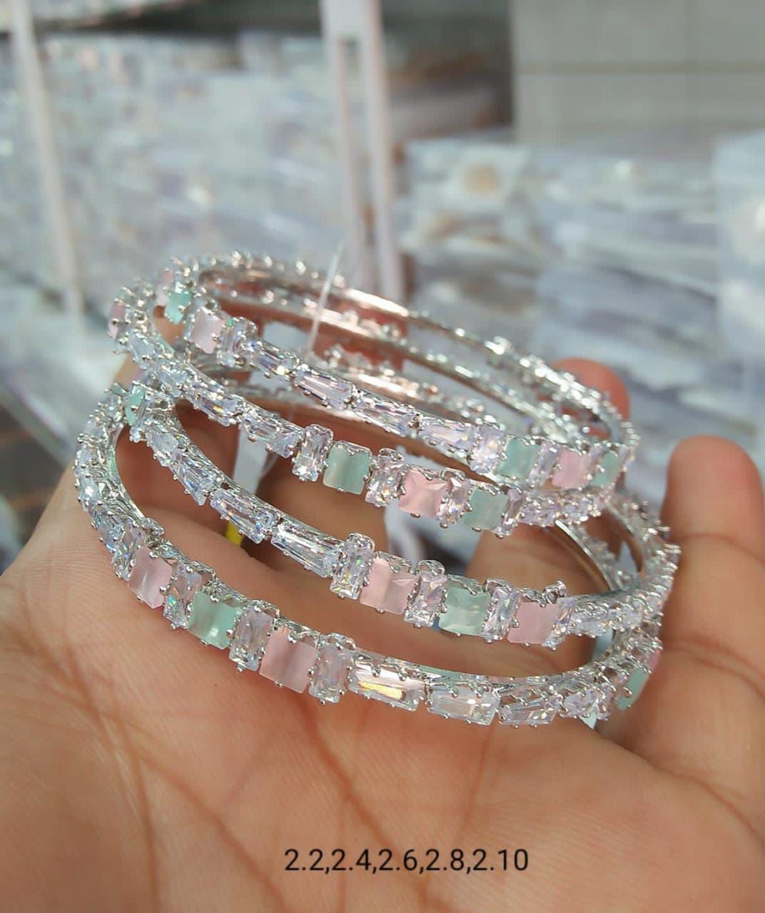 American Diamond Bangles