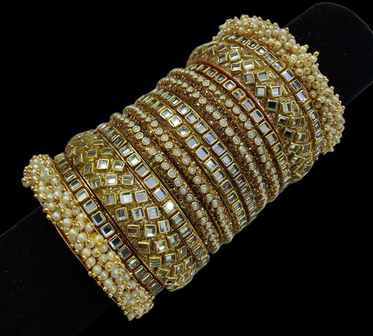 Pacchi Kundan bangles set/Traditional bangles/wedding jewelry/Indian bangles/Bracelet