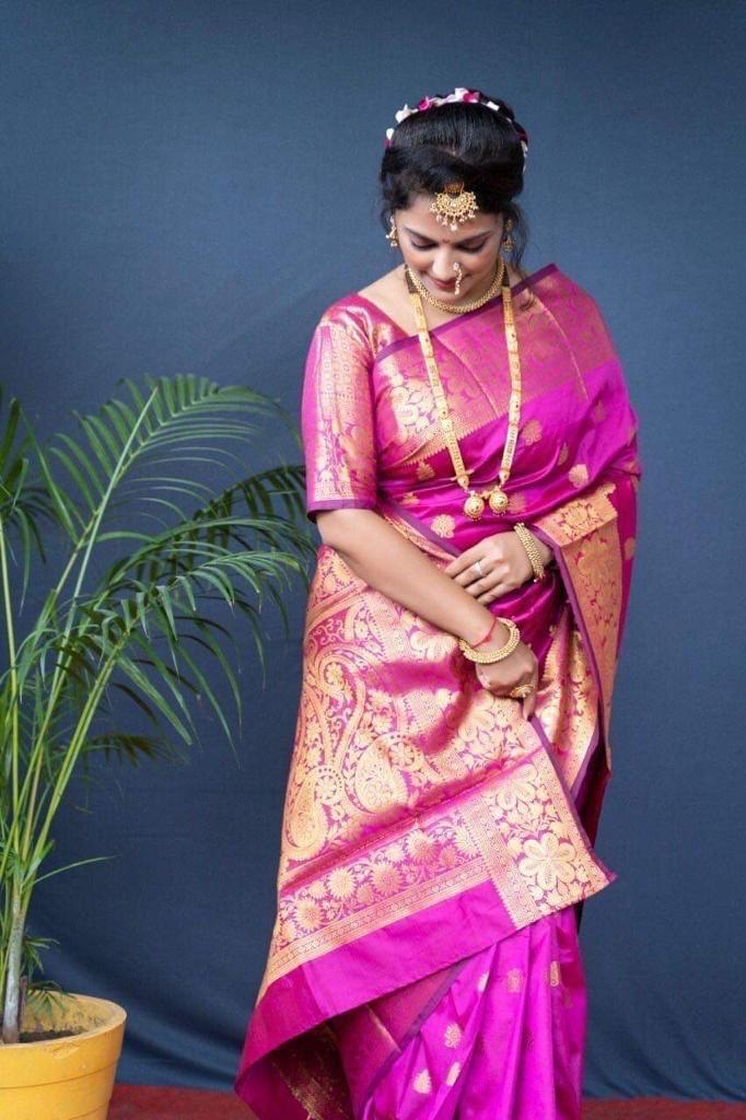 Ethnic Pure Silk Paithani Zari Saree