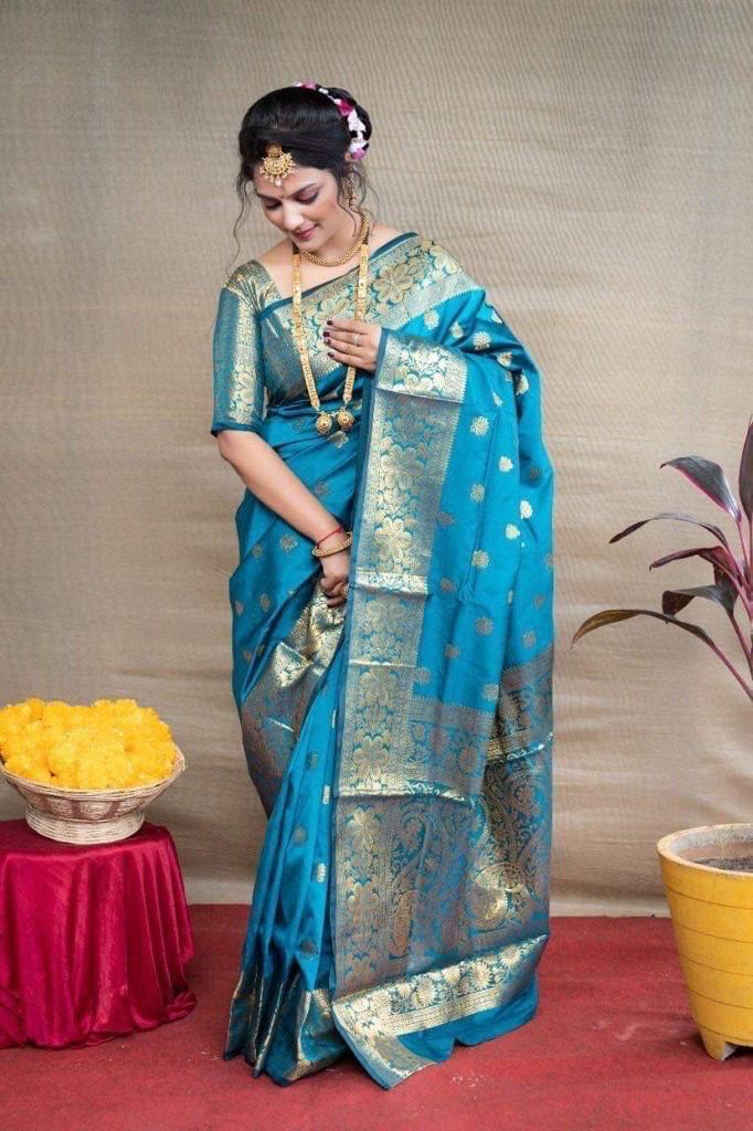 Ethnic Pure Silk Paithani Zari Saree