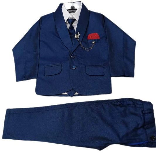 Kids Suit Set with Shirt and Tie