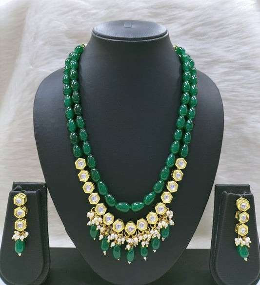 Kundan Layered Necklace Set