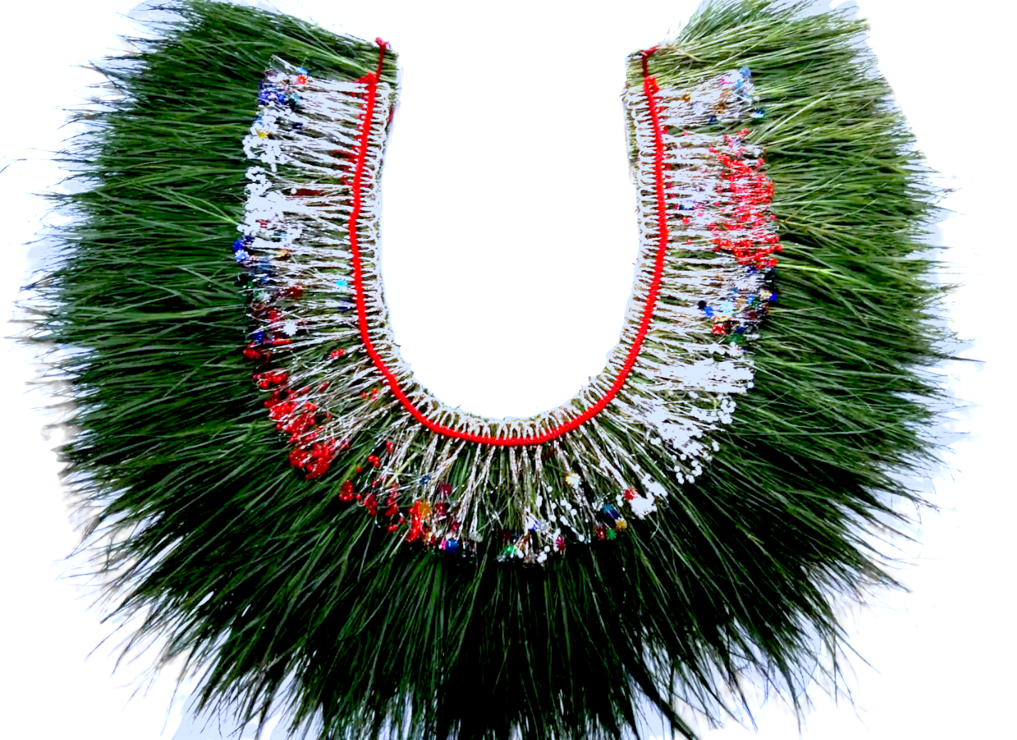 Green Bermuda Grass Mala |  Garland (Duboko Mala)