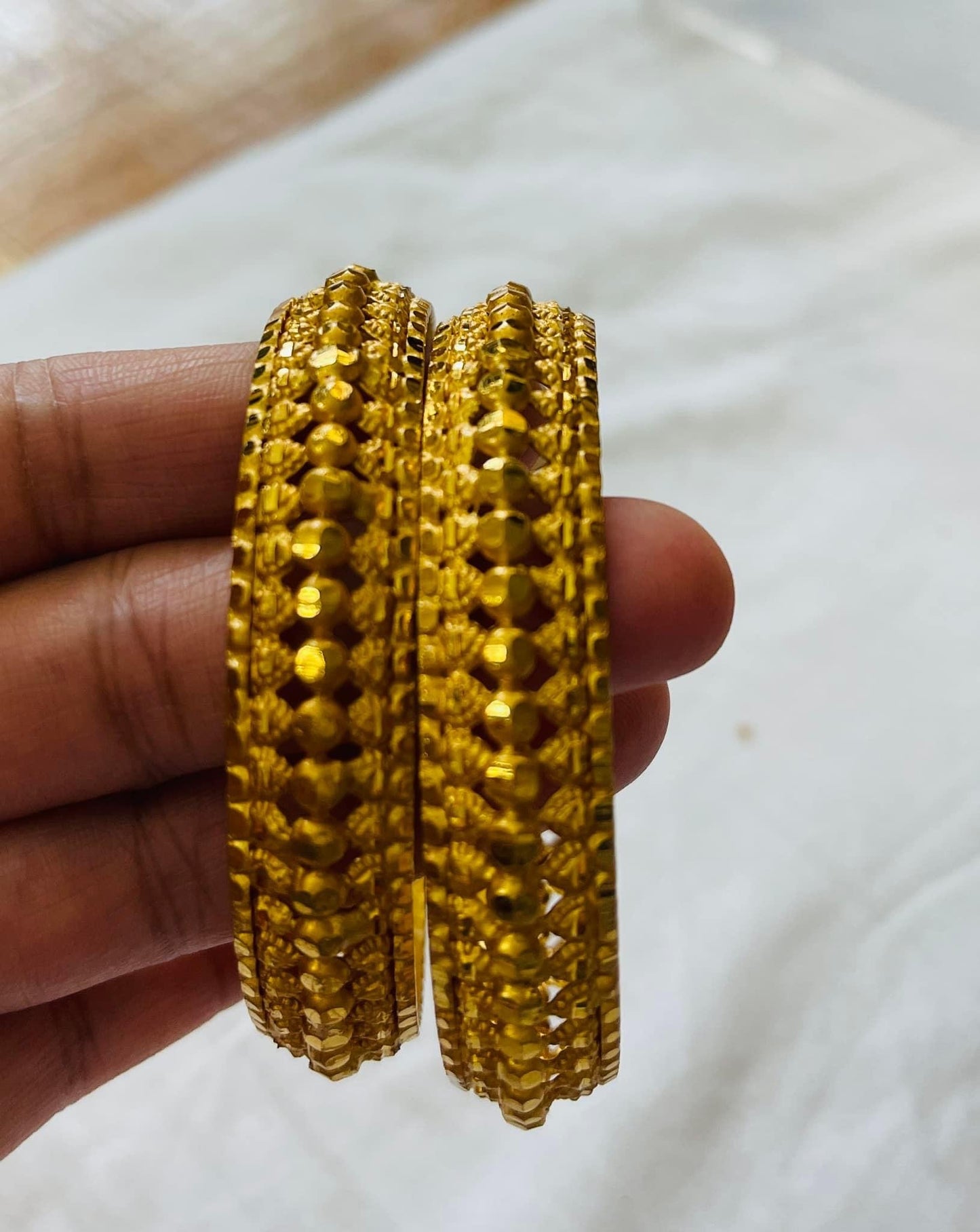 Gold Plated Bangle set