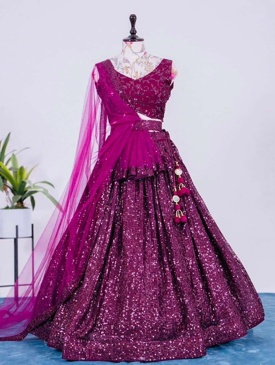 Party wear Georgette Lehenga