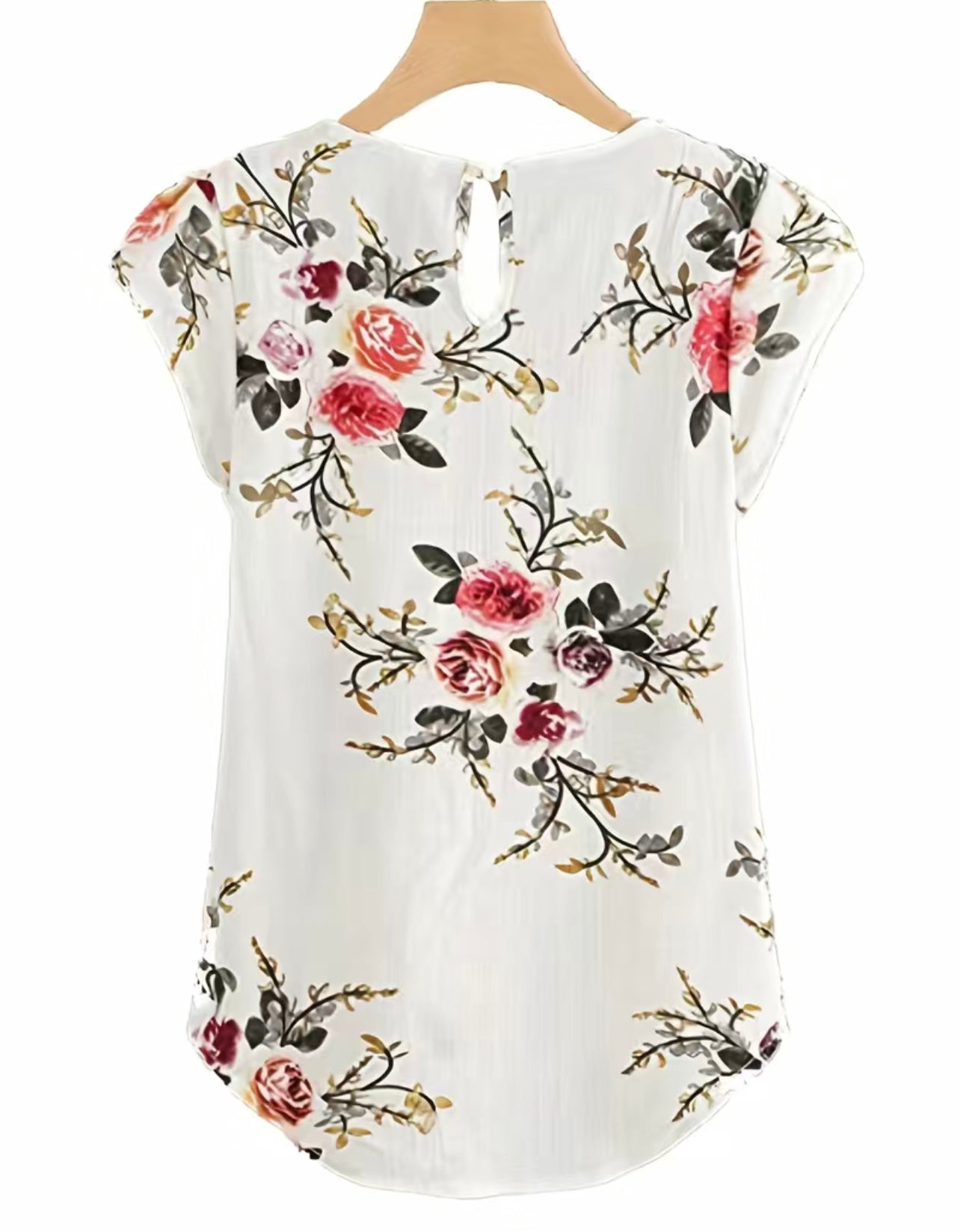 Vintage Flora Print Summer T-Shirt